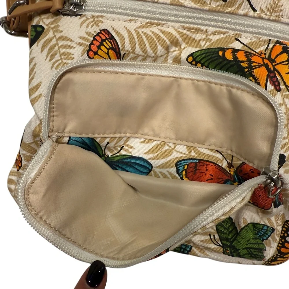 Kim Rogers Multicolor Butterfly Crossbody Bag